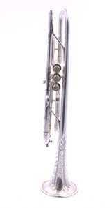 1925 King Liberty Trumpet in Silver Plate 