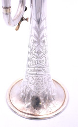1925 King Liberty Trumpet in Silver Plate 