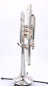 The Amazing Schagerl Raweni Bb Rotary Pre-Owned Trumpet in Silver Plate