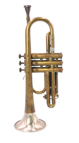 1952 Olds Studio Cornet in Raw Brass w/Nickel flare 