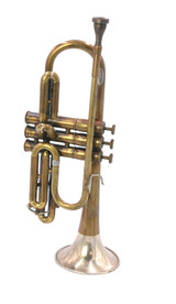1952 Olds Studio Cornet in Raw Brass w/Nickel flare 