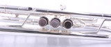 Pre-Owned Carolbrass CTR-5062H-GSS-CS C Trumpet in Silver Plate