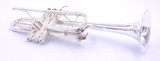 Pre-Owned Carolbrass CTR-5062H-GSS-CS C Trumpet in Silver Plate