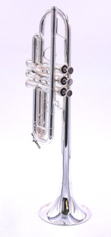 Pre-Owned Carolbrass CTR-5062H-GSS-CS C Trumpet in Silver Plate