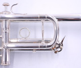 Pre-Owned Carolbrass CTR-5062H-GSS-CS C Trumpet in Silver Plate