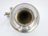  Vintage 1935 Conn 80A  Cornet in Silver Plate with Quick Change Tuning!