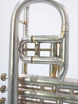  Vintage 1935 Conn 80A  Cornet in Silver Plate with Quick Change Tuning!