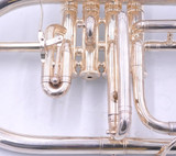 Pre Owned Adams Custom Series F4 Flugelhorn in Silver Plate 
