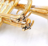 From The Fred Mills Collection: Yamaha YTR-6610S Eb Trumpet/Cornet Hybrid in Gold Plate