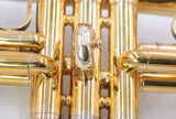 From The Fred Mills Collection: Yamaha YTR-6610S Eb Trumpet/Cornet Hybrid in Gold Plate