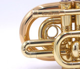 New and in Stock! Carolbrass CPT-3000-GLS-Bb-L Pocket Trumpet in Clear Lacquer 