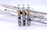 From T's collection:   Selmer Concept TT Trumpet in Silver Plate  a smokin' horn! 