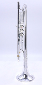 S.E. Shires Model B Trumpet in Silver Plate  open box demo!