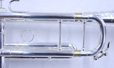S.E. Shires Model B Trumpet in Silver Plate  open box demo!