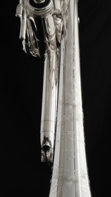 Open box awesome deal!    Shires Model 9Y Custom Series Piccolo Trumpet in Silver Plate!