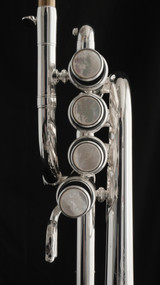 Open box awesome deal!    Shires Model 9Y Custom Series Piccolo Trumpet in Silver Plate!