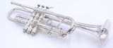 1930's King Liberty Trumpet In Silver Plate 