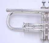 1930's King Liberty Trumpet In Silver Plate 