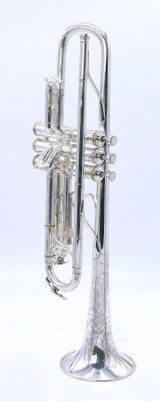 1930's King Liberty Trumpet In Silver Plate 