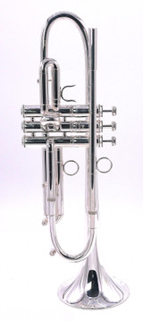 The Bell BT3-350 w/ 370G Bell  All-Around Trumpet in silver plate SN: 1660