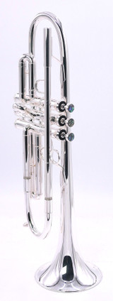 The Bell BT3-350 w/ 370G Bell  All-Around Trumpet in silver plate SN: 1660