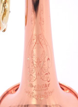 The Beautiful Schilke HC2 Trumpet in Clear Lacquer  with copper bell!