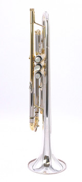 Bach Stradivarius 43 Bb Trumpet in Clear Lacquer with "Sterling Silver Plus" Bell