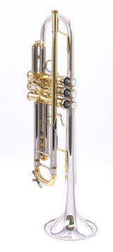 Bach Stradivarius 43 Bb Trumpet in Clear Lacquer with "Sterling Silver Plus" Bell
