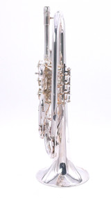 Pre-Owned Yamaha YTR-948FFMS C Rotary Trumpet in Silver Plate 