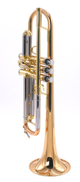 Pre-Owned Manchester Brass RL-GB Professional Trumpet in Clear Lacquer 