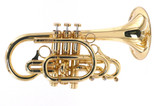 Carolbrass CCR-7772R-YSS(D)-C-L Cornet in Clear Lacquer 