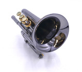  From Trent's  Collection: Carolbrass CPT-3000-GLS-Bb-BG Pocket Trumpet in Black Nickel