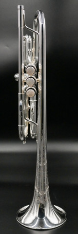 SUPER PRICE!   Show Demo Model Shires Model 401 C Trumpet in Silver Plate