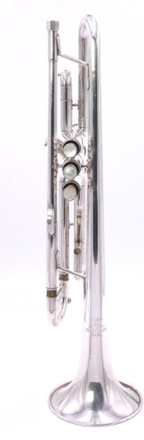 Vintage 1970  Getzen Eterna Severinsen Model Trumpet in Silver Plate 