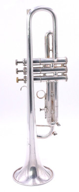 Vintage 1970  Getzen Eterna Severinsen Model Trumpet in Silver Plate 