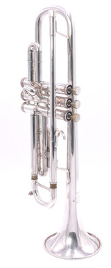 Vintage 1970  Getzen Eterna Severinsen Model Trumpet in Silver Plate 