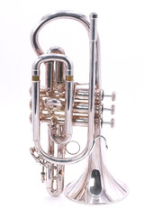 Pre-Owned Bach Stradivarius 184G Cornet in Silver Plate 