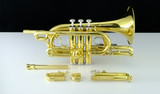 The cool CarolBrass Convertible Pocket Trumpet  (Keys of C and Bb)! 