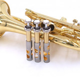 The cool CarolBrass Convertible Pocket Trumpet  (Keys of C and Bb)! 
