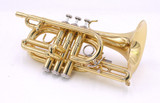 The cool CarolBrass Convertible Pocket Trumpet  (Keys of C and Bb)! 