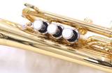 The cool CarolBrass Convertible Pocket Trumpet  (Keys of C and Bb)! 
