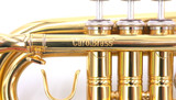 Back in stock!  Carol Brass  CPT 4000-yls  Pocket C Trumpet in lacquer!