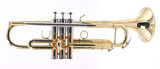 Getzen 907DLX Eterna Deluxe Trumpet in clear lacquer