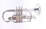 Pre-Owned Kanstul Model 930 Custom Cornet in Silver Plate 