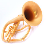 Martin Bohme Aura Flugelhorn in Stunning Brushed Gold Plate
