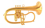 Martin Bohme Aura Flugelhorn in Stunning Brushed Gold Plate