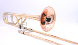 Bell BTB-600 Bb/F Tenor Trombone Bi-Metal Bell in Clear Lacquer 