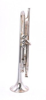 Post War Besson Brevette Pre-Owned Trumpet in Silver Plate