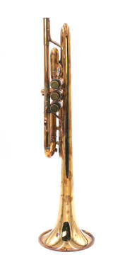 Rare Kanstul 1510 C Trumpet in Gold Plate