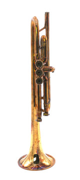 Rare Kanstul 1510 C Trumpet in Gold Plate